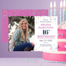 16th Birthday Party Photo