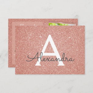 16th Birthday Sparkle Rose Gold Blush Pink Photo Invitation