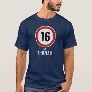 16th Birthday Speed Limit  T-Shirt