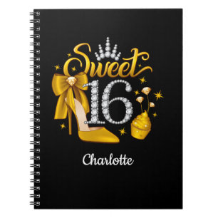 16th Birthday. Sweet 16 girl’s Notebook