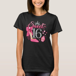16th Birthday. Sweet 16 girl’s T-Shirt