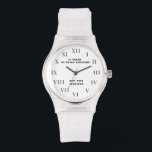 16th Birthday Sweet Sixteen Funny Pink Girl Watch<br><div class="desc">16 years of being awesome. Est. 2007. 16th Birthday,  sweet sixteen,  16 years old,  black and white,  pink funny watch.</div>