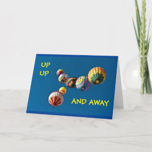 *16th* BIRTHDAY - UP UP AND AWAY! Card