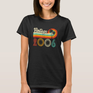 16th Birthday Vintage 2006 16 Year Old Retro Boys T-Shirt