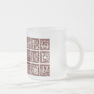 16th Century Alphabet Mug