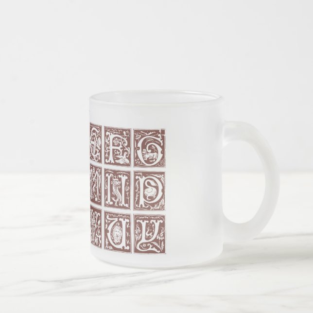 16th Century Alphabet Mug (Right)