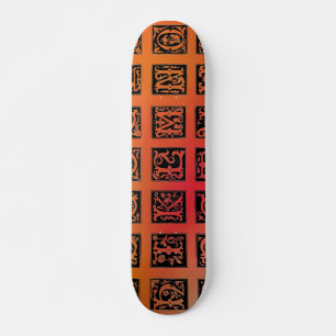16th Century Alphabet Skateboard