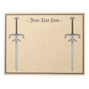 16th Century Bearing/Processional Sword Notepad