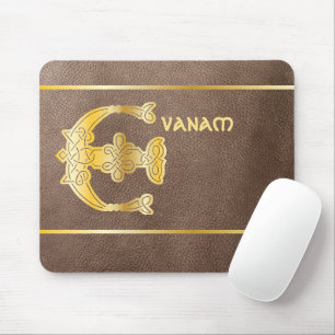 16th Century Celtic Knot Decorative Capital E Mouse Mat