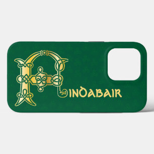 16th Century Celtic Knot Decorative Capital F iPhone 13 Pro Case