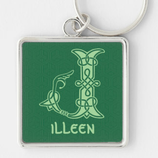 16th Century Celtic Knot Decorative Capital J Key Ring