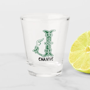 16th Century Celtic Knot Decorative Capital J Shot Glass