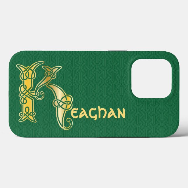 16th Century Celtic Knot Decorative Capital K Case-Mate iPhone Case (Back (Horizontal))