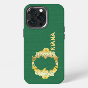 16th Century Celtic Knot Decorative Capital O iPhone 13 Pro Case