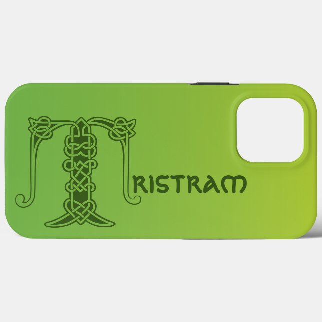 16th Century Celtic Knot Decorative Capital T Case-Mate iPhone Case (Back (Horizontal))