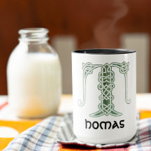 16th Century Celtic Knot Decorative Capital T