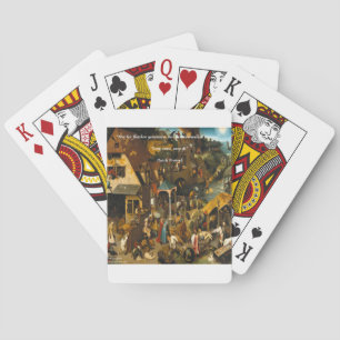 16th Century Dutch Art & Famous Proverb Playing Cards