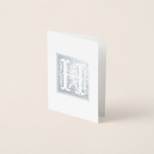 16th Century Mythic Creatures Decorative Capital H Foil Card