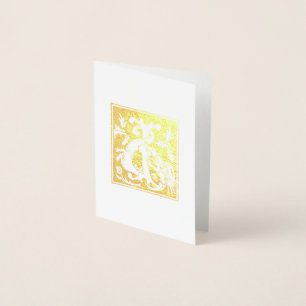 16th Century Mythic Creatures Decorative Capital I Foil Card