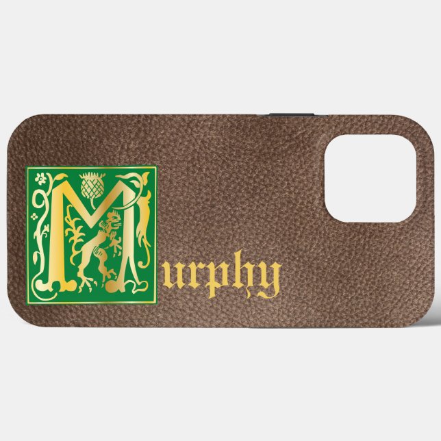 16th Century Mythic Creatures Decorative Capital M Case-Mate iPhone Case (Back (Horizontal))