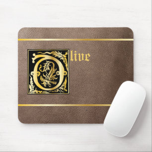 16th Century Mythic Creatures Decorative Capital O Mouse Mat