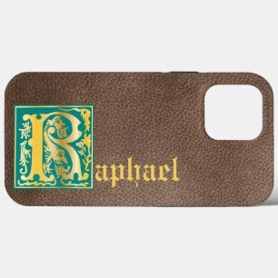 16th Century Mythic Creatures Decorative Capital R iPhone 13 Pro Max Case