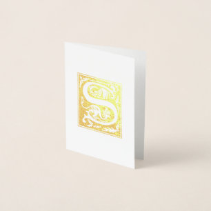 16th Century Mythic Creatures Decorative Capital S Foil Card