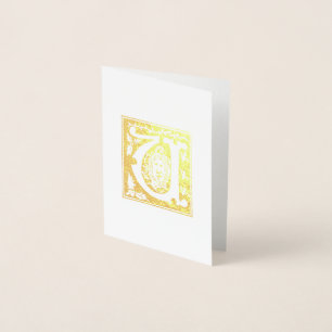 16th Century Mythic Creatures Decorative Capital U Foil Card