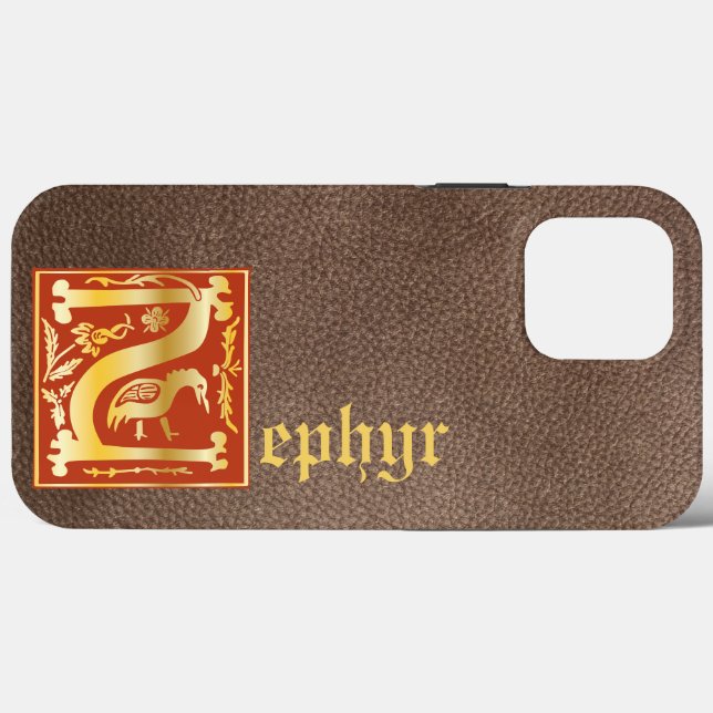 16th Century Mythic Creatures Decorative Capital Z Case-Mate iPhone Case (Back (Horizontal))