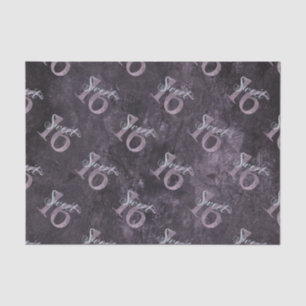 16th Dusty Pink Rose Sweet 16 Silver Glitter Tissue Paper