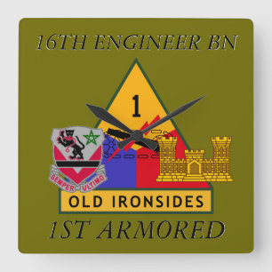16TH ENGINEER BATTALION 1ST ARMORED CLOCK