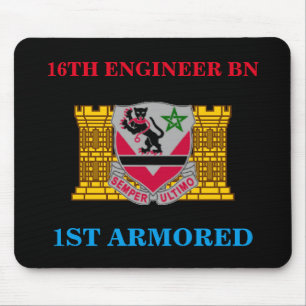 16TH ENGINEER BATTALION 1ST ARMORED MOUSEPAD