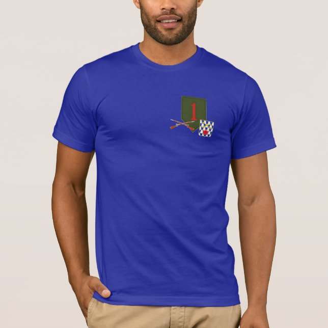 16th Infantry 1st Infantry Div T-Shirt (Front)