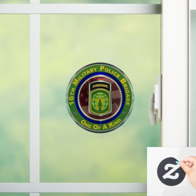 16th Military Police Brigade  Window Cling (Home)