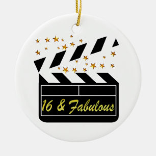 16TH MOVIE QUEEN CERAMIC TREE DECORATION