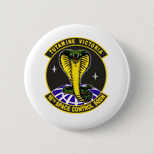 16th Space Control Squadron 6 Cm Round Badge