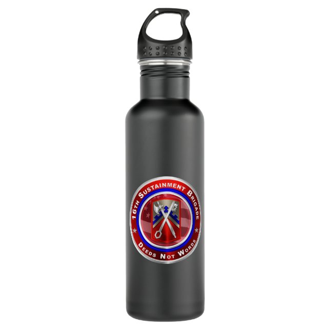 16th Sustainment Brigade 710 Ml Water Bottle (Front)