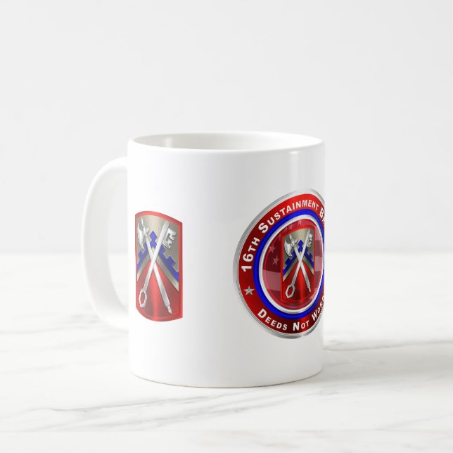 16th Sustainment Brigade Coffee Mug (Front Left)