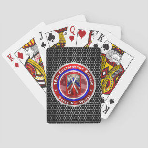 16th Sustainment Brigade Playing Cards