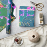 16th Wax & Statice Flower Wedding Anniversary Wrapping Paper<br><div class="desc">Won't this be fun to mark their wedding anniversary with my original candle and statice flower graphics!</div>