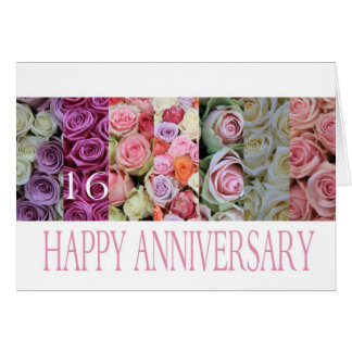 16th Anniversary  Cards  Invitations Zazzle co uk