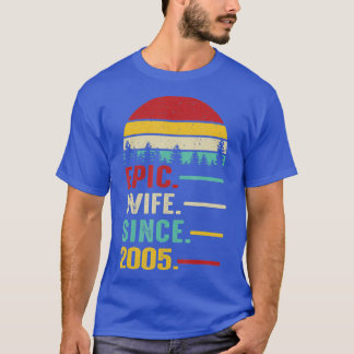 16th Wedding Anniversary Gift for Her Epic Wife T-Shirt