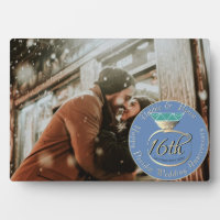 16th Wedding Anniversary Peridot Ring Plaque