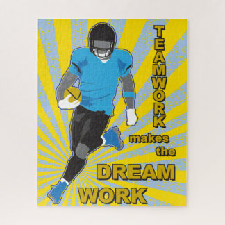 16x20 Football Puzzle for Colorblind People