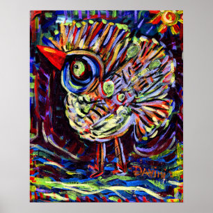 16x20 inch Hand Turkey poster! Poster