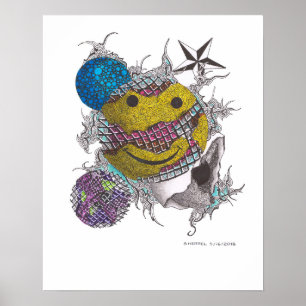 16X20 PRINT OF "HAPPY 1"
