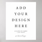 16x20" Vertical/Portrait Poster Sign