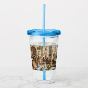 1700’s Sicilian Style Palermo Coffee House Acrylic Tumbler