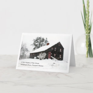1700 Saltbox Notecard