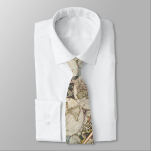 1702 A new map of the world Tie